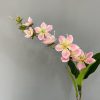Light pink cascading artificial jasmine silk flower stem, hanging fake jasmine spray closeup Light-pink-cascading-artificial-jasmine-silk-flower-stem-hanging-fake-jasmine-spray-closeup