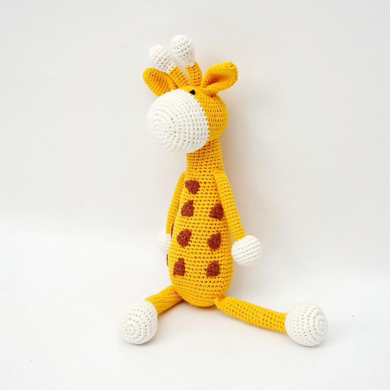 Cozy Handmade Crochet Giraffe Dolls