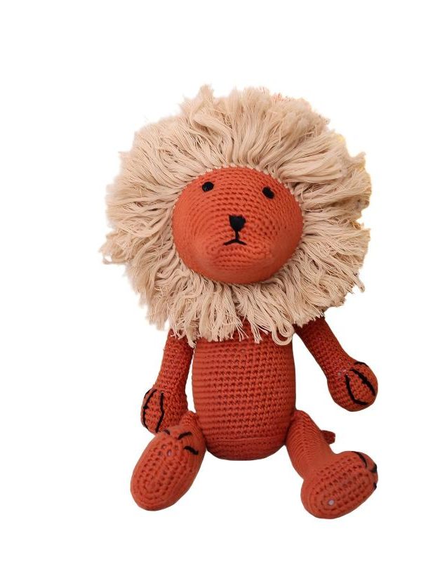 Knitted Lion Doll