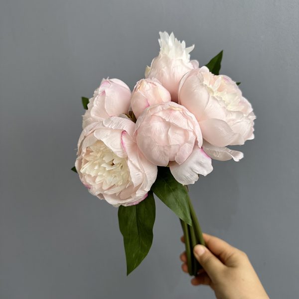 light-pink-edged-white-artificial-luoyang-peony-bouquet