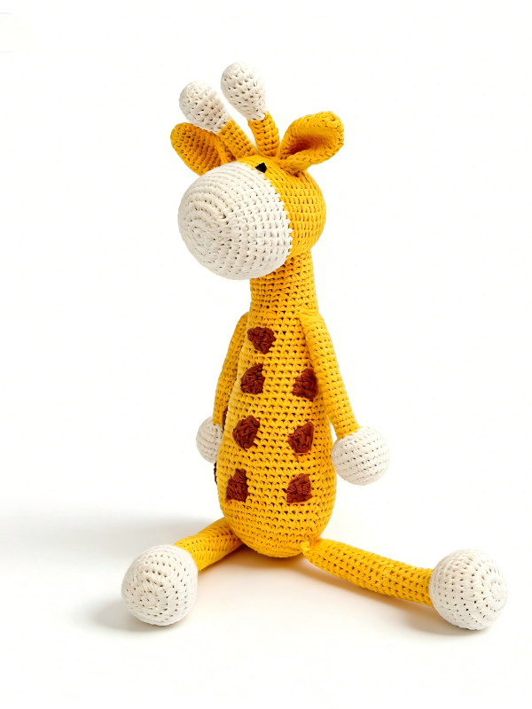Cozy Handmade Crochet Giraffe Dolls