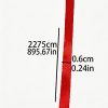the size 0.39 inch double face solid satin ribbon 50 yards