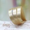 champagne solid glossy satin ribbon 1cm, double face polyester ribbon for wedding decor