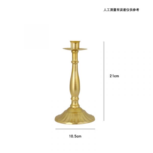 21 cm tall single taper candle holders great for wedding centerpieces, dinner parties and holiday decor