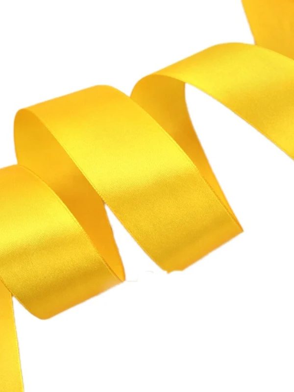 4CM Colorful Satin Ribbon for Festival Party Decorations Baking Bouquet Packaging