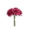 NK-RSS623023 5-Head Real Touch Ruffled Rose