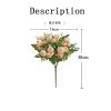 30cm artificial mini rose buds silk bouquet, 15 stems fake small rose flower bunch home wedding decor dimension chart artificial-mini-rose-buds-silk-bouquet-15-stems-fake-small-rose-flower-bunch-home-wedding-decor