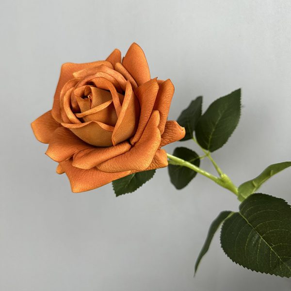 Real touch large faux rose artificial flower for home and wedding decoration