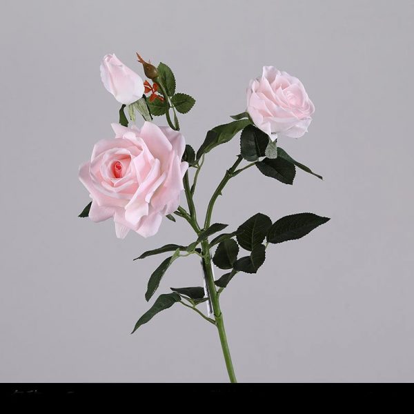 artificial-silk-rose-stem-light-pink-home-wedding-decoration
