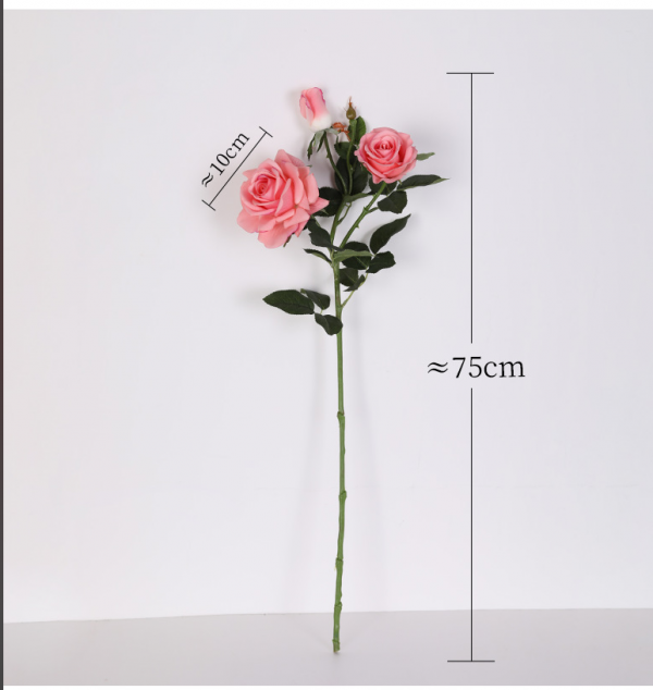 size of realistic faux silk rose stem for wedding centerpiece home table decoration size of realistic faux silk rose stem for wedding centerpiece home table decoration