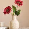 Burgundy Artificial Sunflower for Wedding Backdrop Event & Home Floral Arrangement